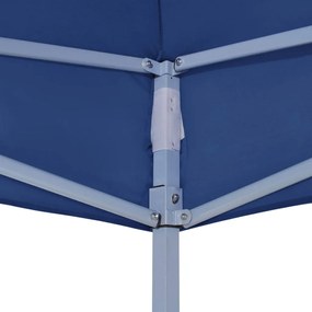 Teto para tenda de festas 4x3 m 270 g/m² azul