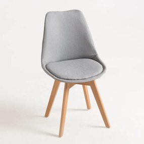 Cadeira Synk Tecido - Cinza claro