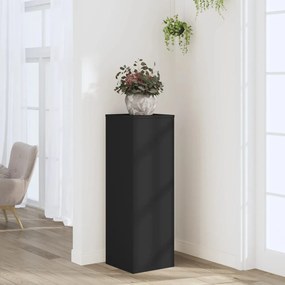 Suporte para plantas 33x33x100 cm derivados de madeira preto