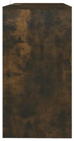 Mesa consola 89x41x76,5 cm derivados de madeira carvalho fumado