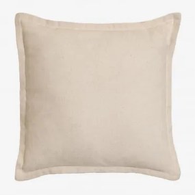 Almofada Quadrada 40x40 Cm Em Algodão Kerpen Beige Creme - Sklum