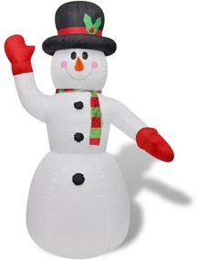 242357 vidaXL 242357 Inflatable Snowman 240 cm