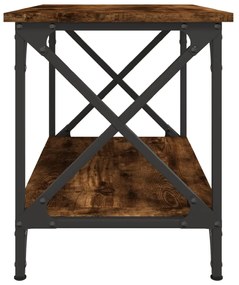 Mesa de apoio 55x38x45 cm derivados de madeira carvalho fumado