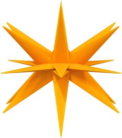 Luzes de Natal com LEDs 3 pcs dobrável amarelo