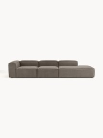 Chaise longue modular XL em bouclé Lennon