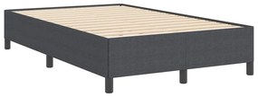 Cama vidaXL Cinza Escuro 120x200 cm Tecido Corduroy