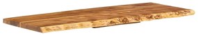 Tampo p/ móvel toucador WC 140x52x3,8 cm madeira acácia maciça