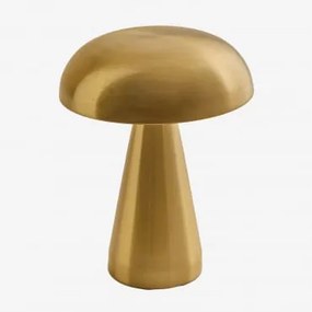 Candeeiro De Mesa Sem Fios Galina Led ↑20 Cm Dourado - Sklum