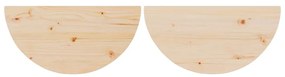 Mesa de centro 2 pcs Natural 79 x 39.5 x 40 cm