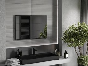 Mexen Loft espelho de casa de banho retangular 90 x 60 cm, moldura preta - 9852-090-060-000-70