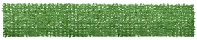 Tela de varanda com folhas verdes 600x100 cm