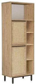 Multi Purpose Cabinet ON10B – Walnut Oak – 160 cm x 45,1 cm x 35,5 cm