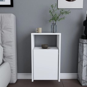 Mesa de Cabeceira Carlin – Branco – 36 cm x 25,3 cm x 61,4 cm