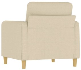 Poltrona 60 cm tecido cor creme