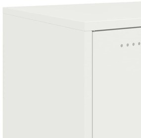 Aparador 100,5x39x72 cm aço branco