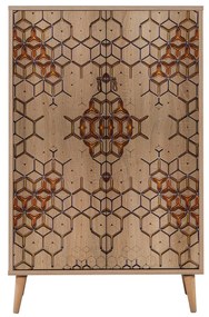 Armário Multiusos Multibox – Carvalho Sonoma – 80x127x36 cm