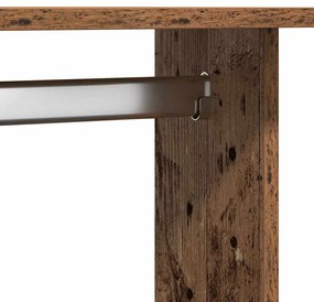 Guarda-roupa com Rodas Madeira Velha 102x38x110 cm Madeira de Engenhar