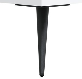 Mesa de cabeceira 40x40x66 cm derivados de madeira branco