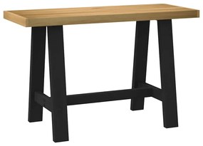 vidaXL Secretária NOAIN com pernas forma A 120x50x75 cm pinho maciço