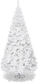 Árvore de Natal artificial 90 cm com luzes LED e suporte PVC plástico metal árvore de Natal com floco de neve, verde