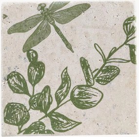 Bases para copos Dragonfly & Flora, conjunto de 4