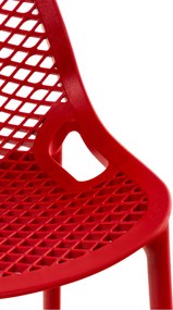 Banco de bar Air (1 UNIDADE) 45 x 105 x 53 cm Vermelho