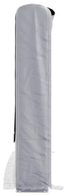 Rack de lenha com tampa de chuva 200x25x150 cm aço galvanizado