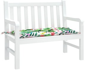 Almofadão p/ banco de jardim 110x50x7 cm tecido multicor