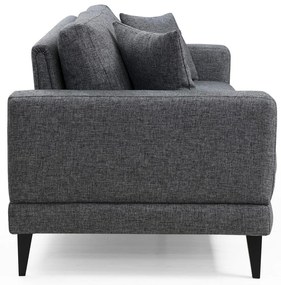 **** Sofá-Cama 3 Lugares Nordic – Cinzento Escuro – 210x90x85 cm

**