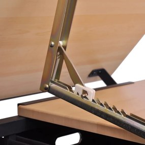 Mesa de desenho com tampo inclinável/banco/2 gavetas