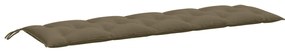 Almofadões banco jardim 2pcs 180x50x7 cm mesclado tecido