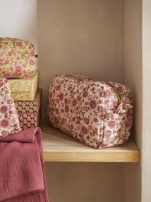 Bolsa de cuidados de higiene Mama estampado rosa