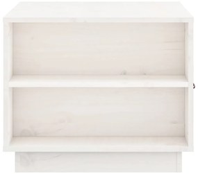Mesa de centro 100x50x41 cm pinho maciço branco