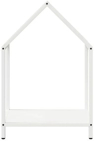 Suporte para lenha 40x25x60 cm aço laminado a frio branco