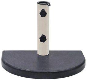 Base para guarda-sol 40x28x4 cm granito preto