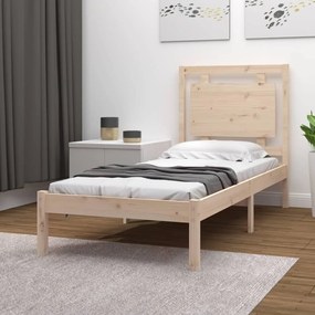 Estrutura cama pequena solteiro 75x190 cm madeira maciça