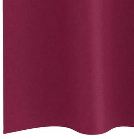 Cortinas 2 pcs Vinho Vermelho 225 x 140 cm Poliéster
