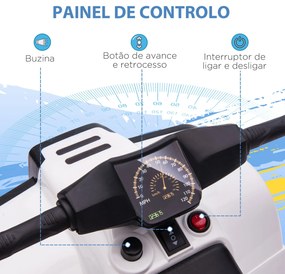 HOMCOM Quadriciclo Elétrico para Crianças a cima de 18 Meses Quadricic