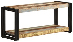 Móvel de TV 90x30x40 cm madeira recuperada maciça