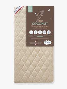 Mon p'tit colchão Coco Nut com capa amovível, 60x120 cm da P'TIT LIT branco claro liso