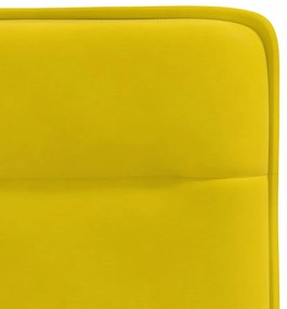 Cadeiras de jantar 2 pcs veludo amarelo