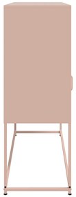 Aparador 100,5x39x107 cm aço rosa