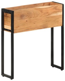 vidaXL Vaso/floreira 60x20x68 cm madeira de acácia maciça