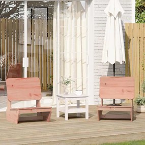 vidaXL Cadeiras de jardim 2 pcs 60x64x70,5 cm madeira douglas maciça