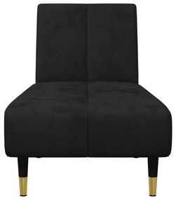 2 pcs conjunto de sofás veludo preto