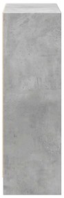 Estante 80x24x75 cm contraplacado cinzento cimento