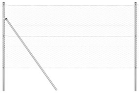 Cerca Hexagonal vidaXL 1x100 m Aço Galvanizado