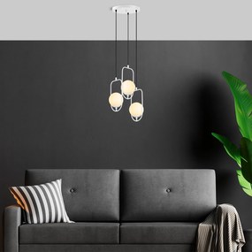 Candeeiro de Teto Skew – Branco – 55 cm x 185 cm