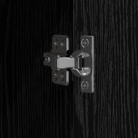 Buffet Alta Carvalho Preto 40x42.5x185 cm Madeira de Engenharia
