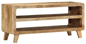 Móvel de TV 105x46x32 cm madeira de mangueira áspera maciça